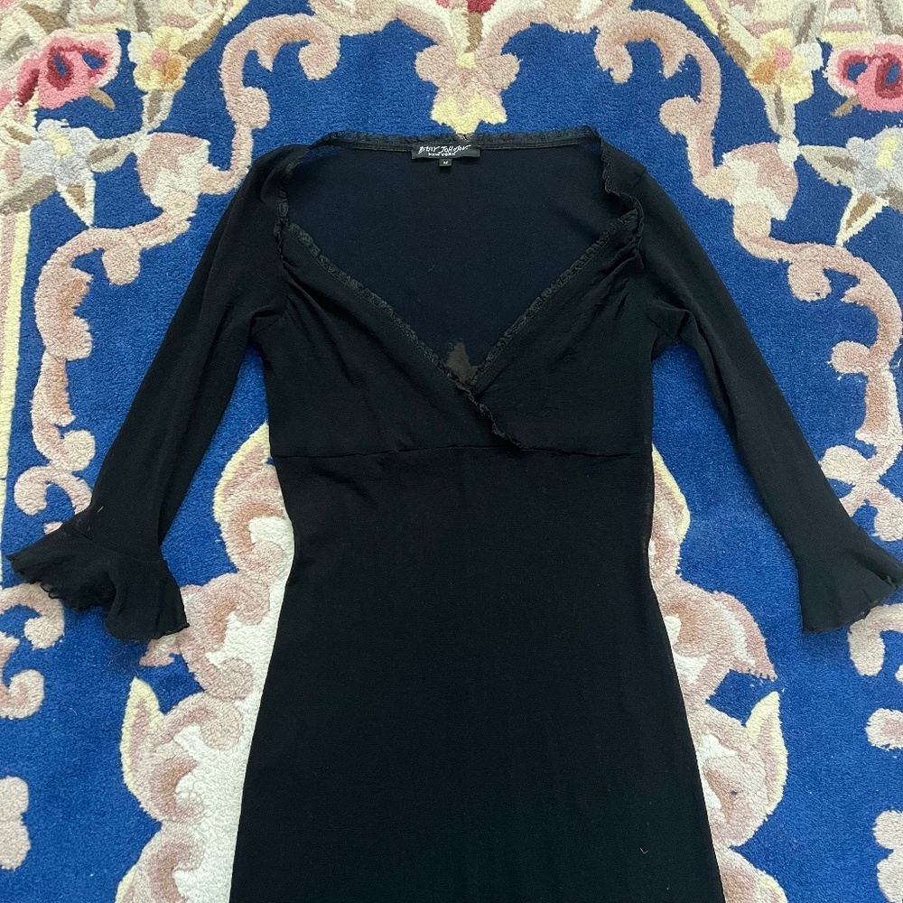 Vintage betsey johnson mesh dress